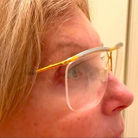 NEW rimless frame LogoParis Designer silver gold lightweight large made in Paris - Picture 2 of 16